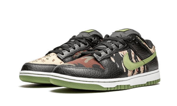 Dunk Low SE Black Multi-Camo (Crazy Camo) - Kup oryginalne Dunk Low SE Black Multi-Camo (Crazy Camo) DH0957-001 - widok z drugiego boku - Sneakersy