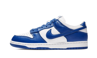 Nike Dunk Low SP Varsity Royal (Kentucky) czarno-niebieski - widok główny z boku | Saturaise.com