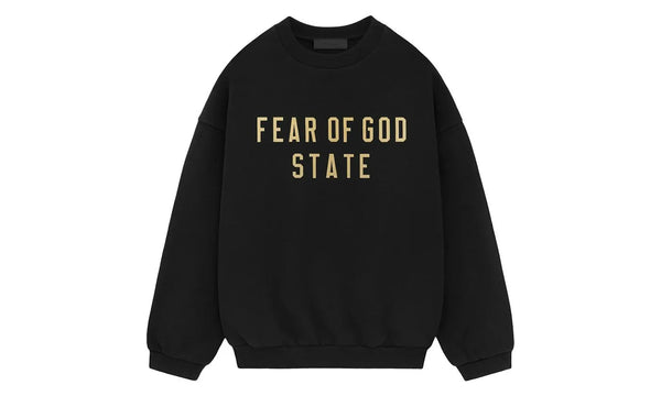 Fear of God Essentials Fleece Crewneck Black