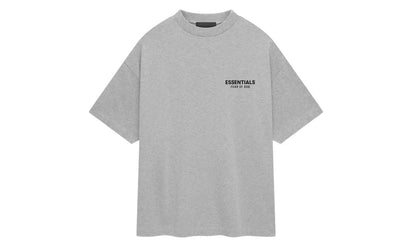 Essentials Fear of God Essentials Jersey Crewneck T-Shirt Light Heather Gray - widok główny z boku - Streetwear