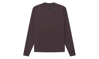 Fear of God Essentials LS Tee Plum - widok z drugiego boku - Premium Quality