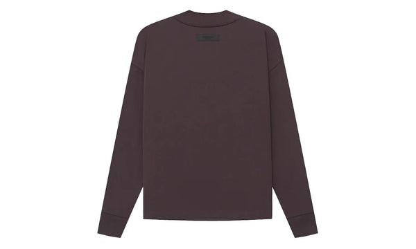 Fear of God Essentials LS Tee Plum - Fear of God Essentials LS Tee Plum - widok z drugiego boku - Premium Quality