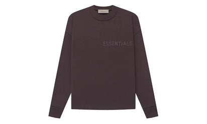 Essentials Fear of God Essentials LS Tee Plum - widok główny z boku - Streetwear