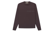 Essentials Fear of God Essentials LS Tee Plum - widok główny z boku - Streetwear