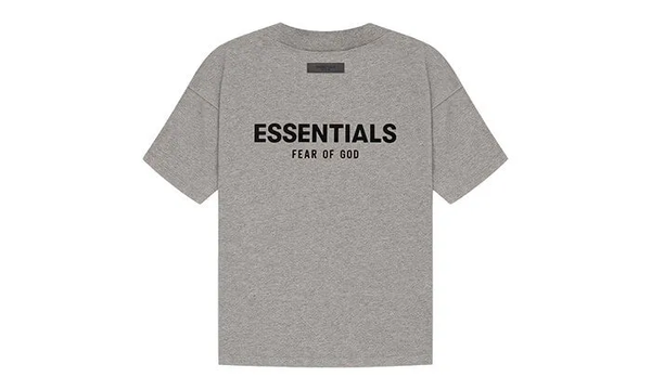 Fear of God Essentials T-Shirt Dark Oatmeal SS22 - Fear of God Essentials T-Shirt Dark Oatmeal SS22 - widok z drugiego boku - Premium Quality