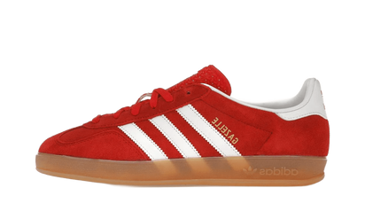 Adidas Gazelle Indoor Better Scarlet biały-czerwony - widok główny z boku | Saturaise.com