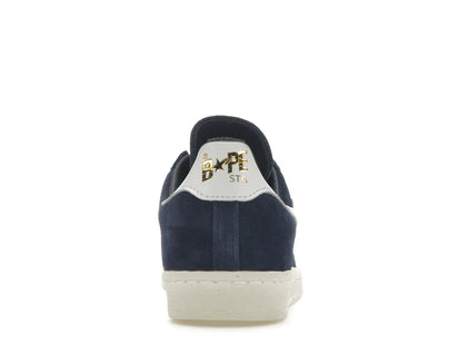 Buty Adidas Campus 80s Bape Collegiate Navy - widok z przodu - Rozmiary EU