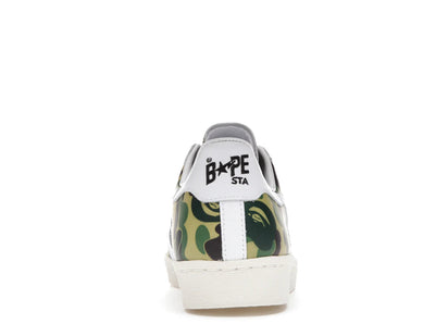 100% Oryginalne adidas Superstar Bape ABC Camo Green - widok z tyłu - 3715.00 PLN
