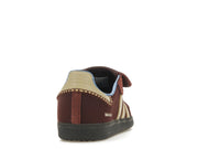 100% Oryginalne Samba Nylon Wales Bonner Fox Brown - zbliżenie na logo - 3225.00 PLN