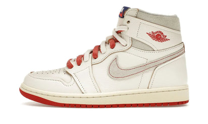 Air Jordan Air Jordan 1 Retro High Rare Air Sail Cinnabar biały-czerwony - widok główny z boku | Saturaise.com