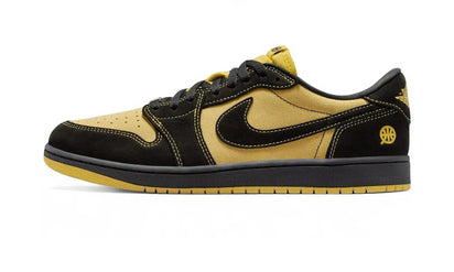 Air Jordan Air Jordan 1 Retro Low OG Quai 54 Black Tour Yellow Red czarny-czerwony - widok główny z boku | Saturaise.com