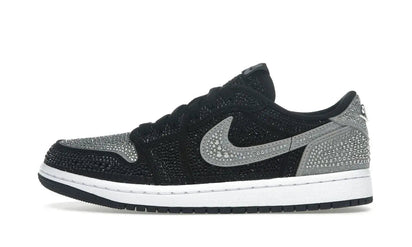 Air Jordan Air Jordan 1 Retro Low OG Swarovski Stealth biały-szary - widok główny z boku | Saturaise.com