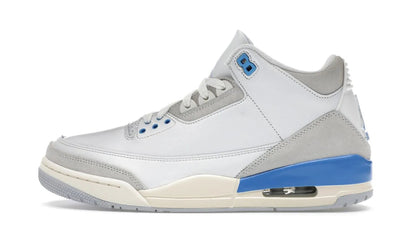 Air Jordan Air Jordan 3 Retro Lucky Shorts biały-niebieski - widok główny z boku | Saturaise.com