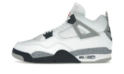 Air Jordan Air Jordan 4 Retro White Cement (2025) szaro-czarny - widok główny z boku | Saturaise.com