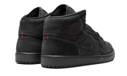 Buty Air Jordan Air Jordan 1 Mid SE Craft Grey Red - widok z przodu - Rozmiary EU