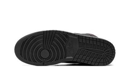 100% Oryginalne Air Jordan 1 Mid SE Craft Grey Red - widok z tyłu - 875.00 PLN