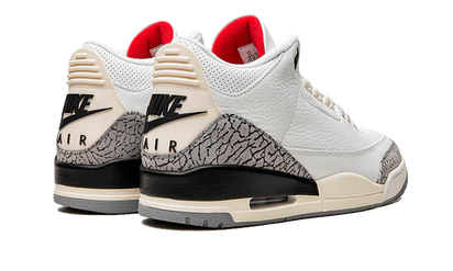 100% Oryginalne Air Jordan 3 Retro White Cement Reimagined - widok z tyłu - 1269.00 PLN
