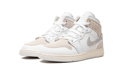 Kup oryginalne Air Jordan 1 Mid SE Craft Inside Out White Grey DM9652-100 - widok z drugiego boku - Sneakersy