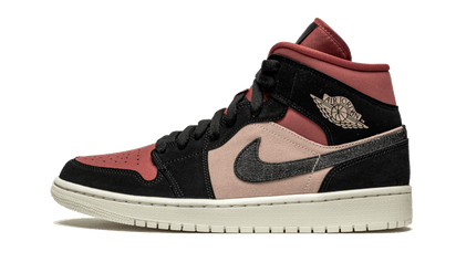 Air Jordan Air Jordan 1 Mid SE Canyon Rust czarny-biały - widok główny z boku | Saturaise.com