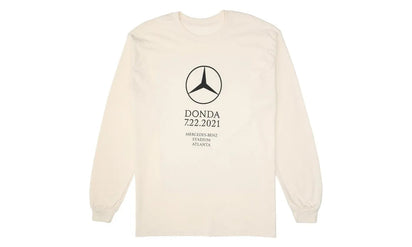 Saturaise Kanye West DONDA Atlanta Listening Event L/S T-shirt White - widok główny z boku - Streetwear