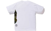Koszulka BAPE 1st Camo Side Big Ape Head White/Green - zdjęcie 2