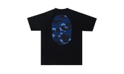 Koszulka BAPE Color Camo Big Ape Head Tee Black Navy - zdjęcie 2