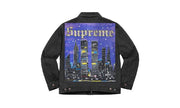 Kurtka Supreme New York Painted Trucker Black