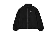 Kurtka Z Futerkiem Trapstar Foundation Borg Jacket – Black