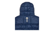 Kurtka Zimowa Trapstar It’s Secret Hooded Puffer – Navy Blue - zdjęcie 3