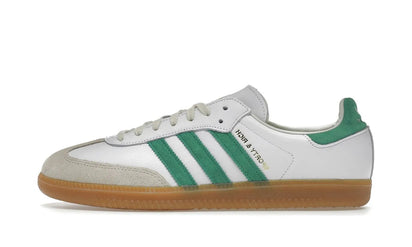 Adidas Samba OG Sporty & Rich White Green biały-zielony - widok główny z boku | Saturaise.com