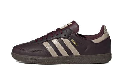Adidas Adidas Samba OG Maroon Crystal Sand (Women's) biały-brązowy - widok główny z boku | Saturaise.com