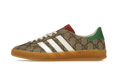 Adidas Gazelle Gucci Beige GG Monogram biały-beżowy - widok główny z boku | Saturaise.com