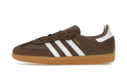 Adidas Samba OG Earth Strata Gum biały-beżowy - widok główny z boku | Saturaise.com