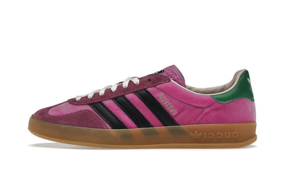 Adidas Gazelle Gucci Light Pink zielony-różowy - widok główny z boku | Saturaise.com