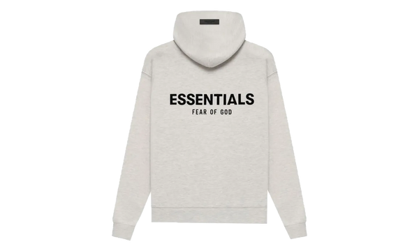 Fear of God Essentials Hoodie Light Oatmeal FW22 - Fear of God Essentials Hoodie Light Oatmeal FW22 - widok z drugiego boku - Premium Quality