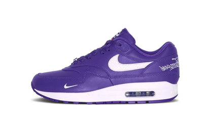 Nike Nike Air Max 1 '87 SP Supreme Varsity Purple biały-fioletowy - widok główny z boku | Saturaise.com