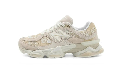 New Balance New Balance 9060 Cream Leopard beżowy - widok główny z boku | Saturaise.com