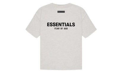 Fear of God Essentials T-shirt Light Oatmeal SS22 - widok z drugiego boku - Premium Quality