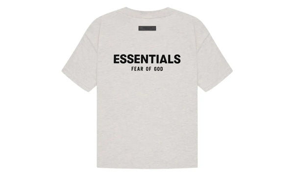 Fear of God Essentials T-shirt Light Oatmeal SS22 - Fear of God Essentials T-shirt Light Oatmeal SS22 - widok z drugiego boku - Premium Quality