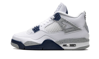 Air Jordan Air Jordan 4 Midnight Navy biały-granatowy - widok główny z boku | Saturaise.com