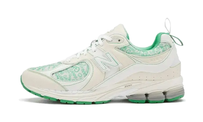New Balance 2002R GANNI Turtledove zielony-beżowy - widok główny z boku | Saturaise.com