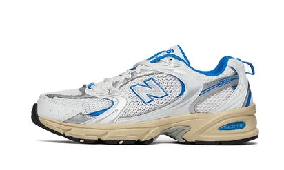 New Balance 530 White Blue Oasis biały-niebieski - widok główny z boku | Saturaise.com