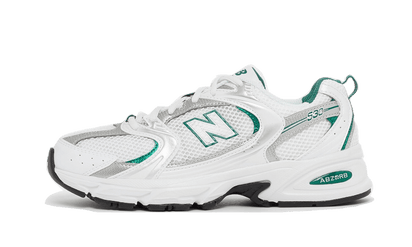 New Balance 530 White Silver Green biały-zielony - widok główny z boku | Saturaise.com