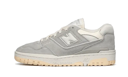 New Balance 550 Grey Suede biały-szary - widok główny z boku | Saturaise.com