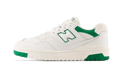 New Balance 550 White Classic Green biały-zielony - widok główny z boku | Saturaise.com