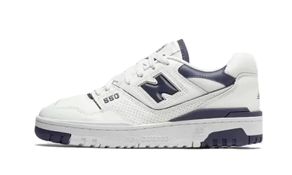 New Balance 550 White Dark Mercury biały-brązowy - widok główny z boku | Saturaise.com
