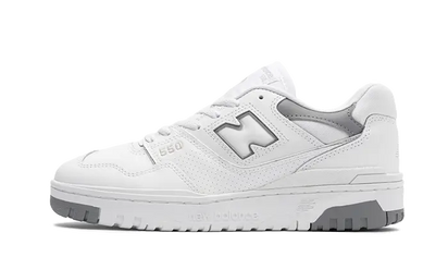 New Balance 550 White Shadow Grey czarno-szary - widok główny z boku | Saturaise.com