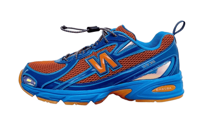 New Balance New Balance 740v2 Aminé Benson Tech niebieski-brązowy - widok główny z boku | Saturaise.com