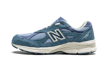 New Balance 990 v3 Levi's Blue niebieski-granatowy - widok główny z boku | Saturaise.com