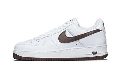 Nike Air Force 1 Low Color Of The Month Chocolate biały-brązowy - widok główny z boku | Saturaise.com